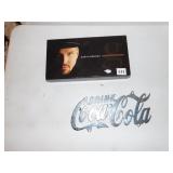 GARTH BROOK CD SET AND ALUM COKE SIGN