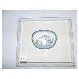 ORIENTAL MOTIF FRAMED PIECE