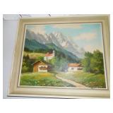 CHIAWLLI WATERCOLOR SIGNED LL 15" H X 19" W