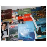 MAGAZINES LOOK, ETC. LOTS OF KENNEDY