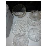 CAMBRIDGE BOWL, COMPOTE, SERVING TRAY