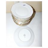 15 LUNCHEON PLATES BAREUTHER GERMANY
