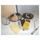 FOSTORIA RELISH DISH 1955, SERVING DISHES, ETC.