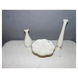 LENOX VASES AND DISH