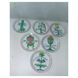 DECORATIVE PLATES, SHERBET ANN FOR TASTE SETTER