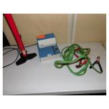 AIR PUMP, JUMPER CABLES, ETC.