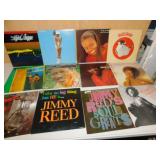 12 ALBUMS INCLUDING JIMMY REED, RANDY CRAWFORD