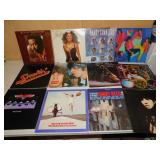 12 ALBUMS INCLUDING ROLLING STONES, AROSMITH,