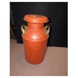 PAINTED MILK CAN