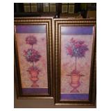 FLORAL PAINTING 45" X 23"