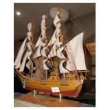 SHIP MODEL H.M.S. BOUNTY 19" X 21"