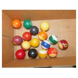 BILLIARD BALLS WITH AN EXTRA 8 BALL