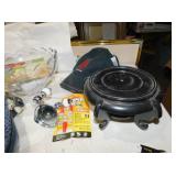 PUNCH BOWL, PEDESTAL, HAT ETC.,