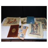 1955 YEARBOOK, VINTAGE SCRAPBOOK, EGYPTIAN