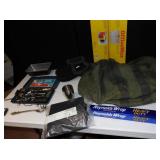 2 PACK OF HANGING FOLDER FRAMES, ARMY BAG, SOCKET