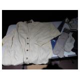 MENS CLOTHING, LG, SZ 38 SHORTS, ETC.