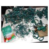 LARGE GROUP OF CHRISTMAS LIGHTS INCLUDING