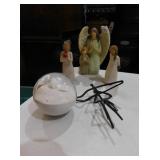 2 WILLOW FIGURINES, ETC.