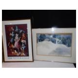 WATERCOLOR 22" X 28" BY WELL KNOWN MOON TWP