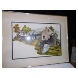 WATERCOLOR 22" X 28" BY MRS. JOCKER