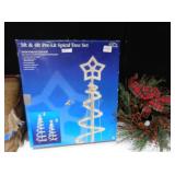 3 FT AND 4 FT CHRISTMAS TREE SET AND OTHER