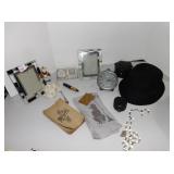 BIG BEN CLOCK, W C FIELDS CARD, HAT, ETC.