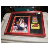 LABRON JAMES OFFICIAL PICTURE/ CAR IN SHADOW BOX