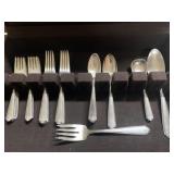STERLING FLATWARE 59.3 OZT TOTAL WEIGHT