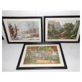 DURIE PRINTS 12" X 17" REPRODUCTION OF CURRIER