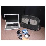 DELL INSPIRON 9400C LAPTOP WITH CHARGER, MOUSE,