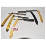 GROUP OF STRAIGHT RAZORS