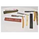 GROUP OF STRAIGHT RAZORS