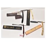 GROUP OF STRAIGHT RAZORS