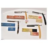 GROUP OF STRAIGHT RAZORS