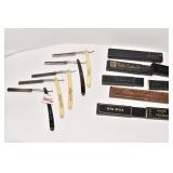 GROUP OF STRAIGHT RAZORS