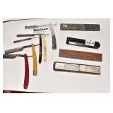 GROUP OF STRAIGHT RAZORS