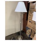 PEWTER FINISH FLOOR LAMP SWING ARM