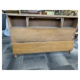 BOOKCASE HEADBOARD/FOOTBOARD W/ SIDE RAILS
