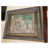 PRINT IN ORNATE FRAME 32" X 38"