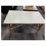 BAMBOO SIDE TABLE 18" H X 18" W X 33" W