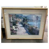 BEHRENS PRINT DOUBLE MAT GOLD FRAME -