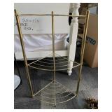 CORNER METAL SHELF 32" X 18