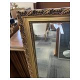 40" X 27.5" GOLD MIRROR
