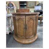 DRUM TABLE DREXEL 24" H X 25" ROUND WITH DOOR
