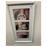 PRINTS ROSES BABYS IN BATHTUB 20X17.5 21X11