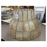SHELL LAMP SHADE 9.5" H X 13" ACROSS