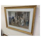 BALLROOM SCENE 41" X 31" H. GILLARD GLINDON SEE