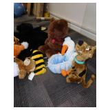 CHILDS FAUX FUR BEAR RUG AND HIS BEAR FRIENDS