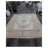 NEEDLE POINT RUG 117" X 94"