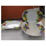 FITZ & FLOYD BOWL, LARGE SERVING BOWL